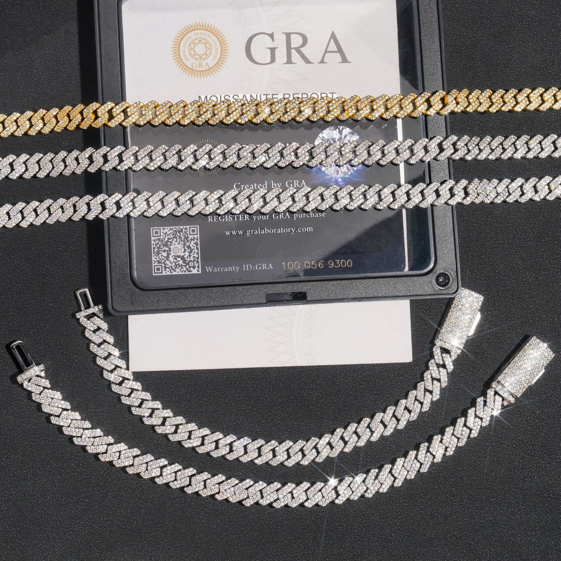 8mm Moissanite Cuban Link Chain