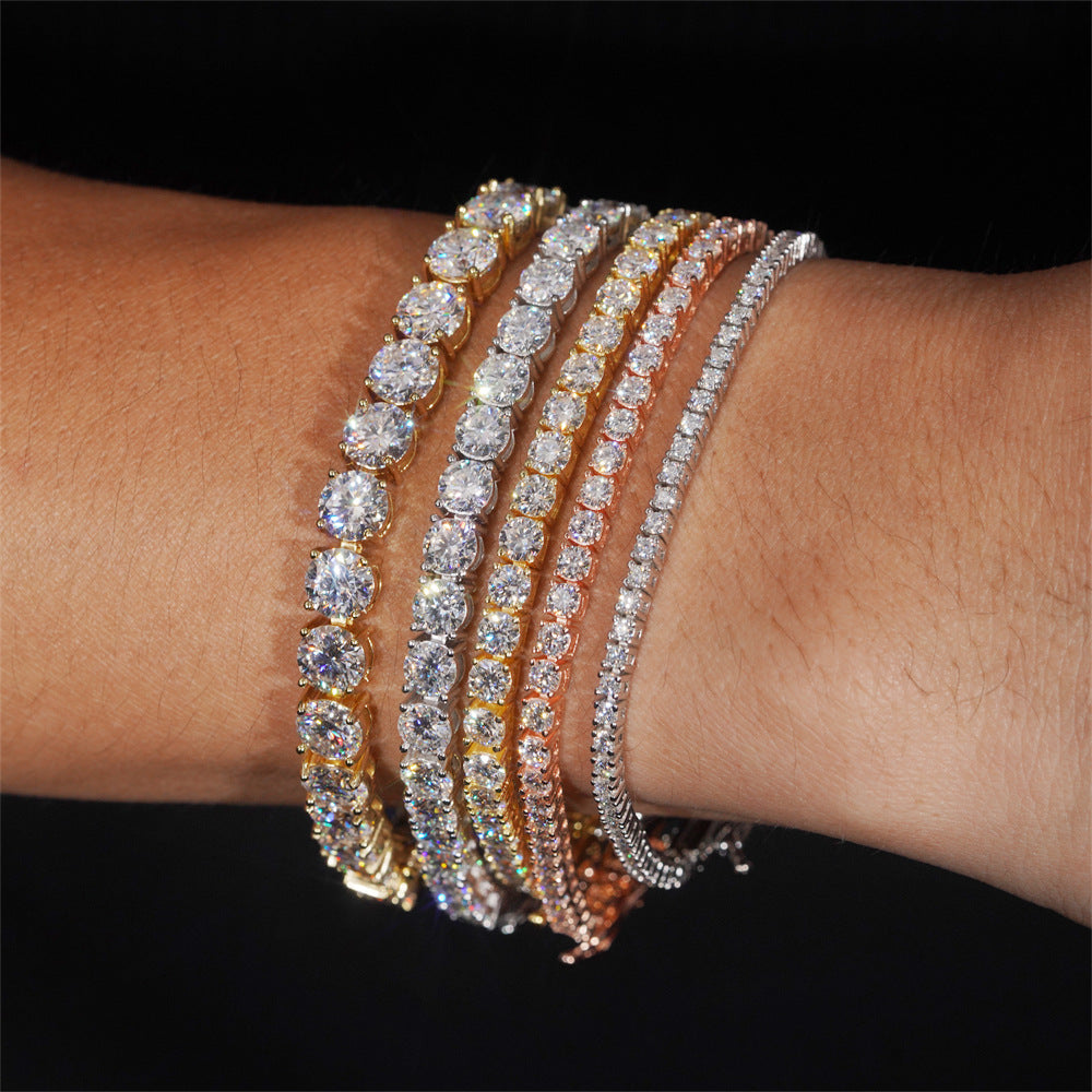 925 Tennis Bracelet With Moissanite