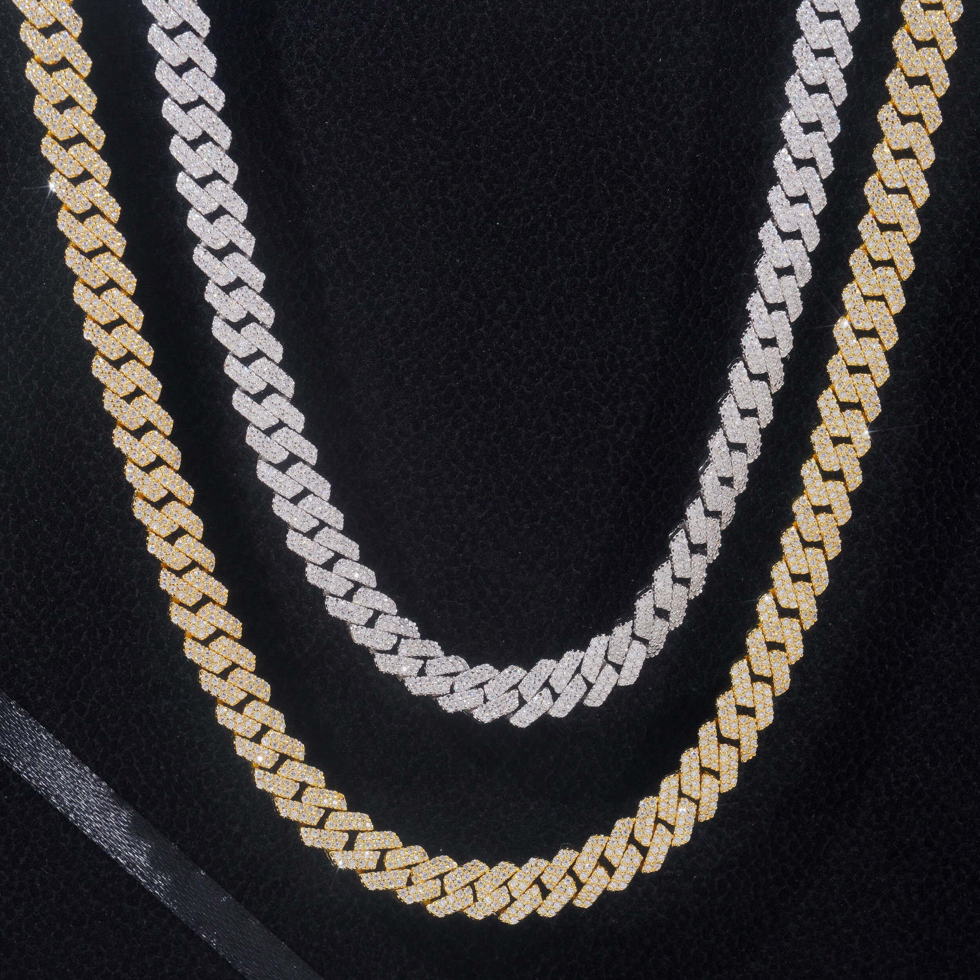8mm Moissanite Cuban Link Chain