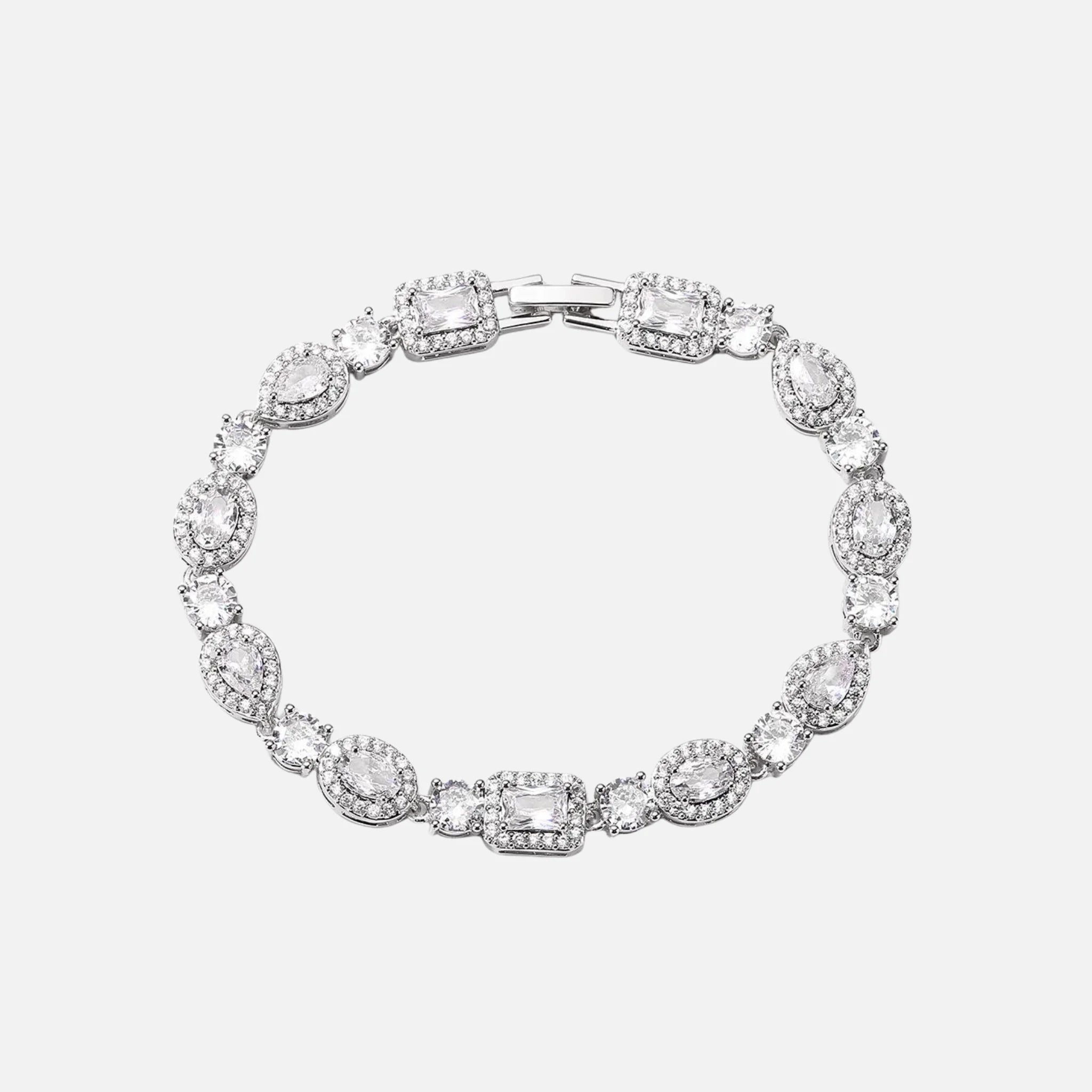 MULTI-STONE BRACELET - SILVER
