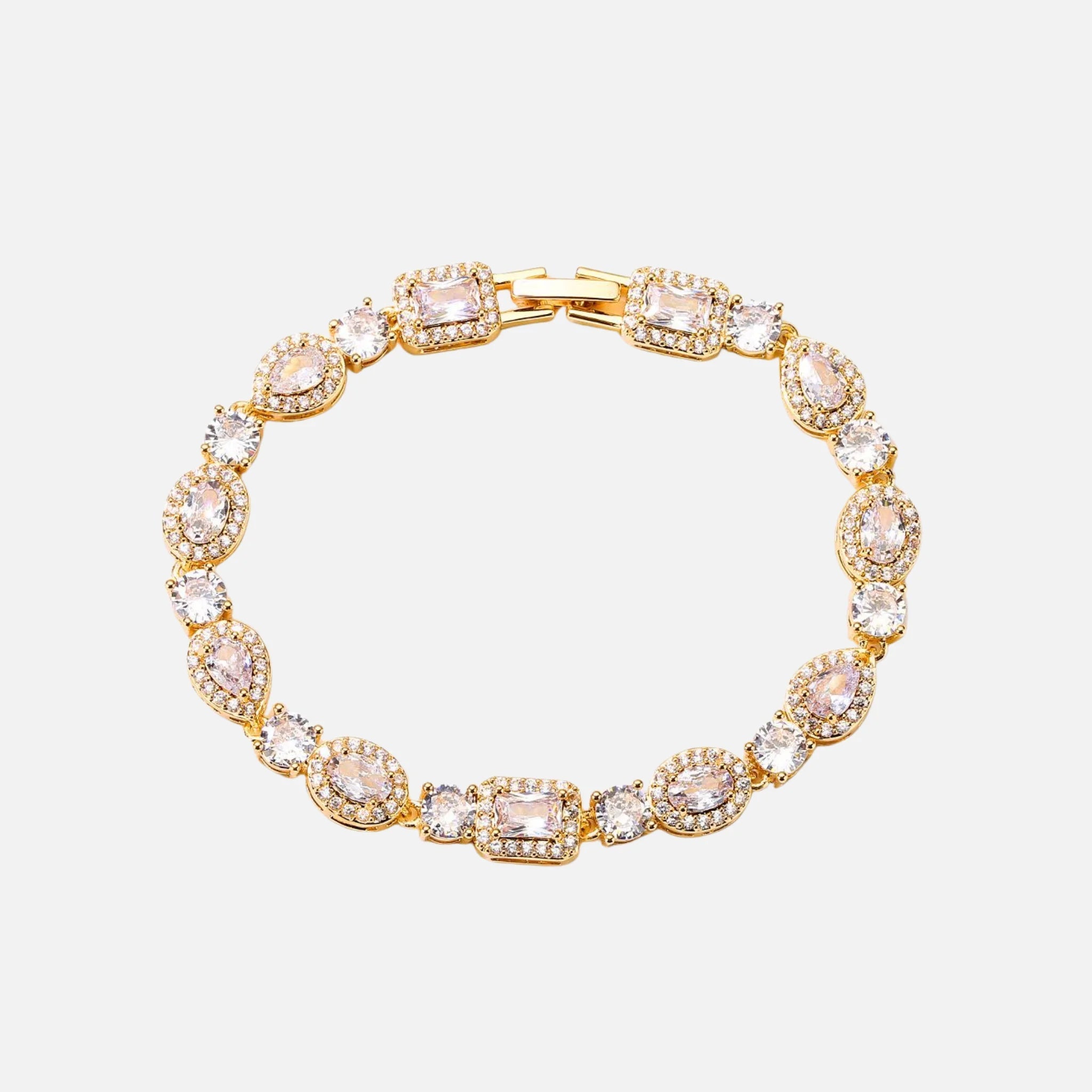 MULTI-STONE BRACELET - SILVER
