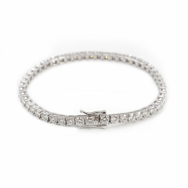 925 Tennis Bracelet With Moissanite